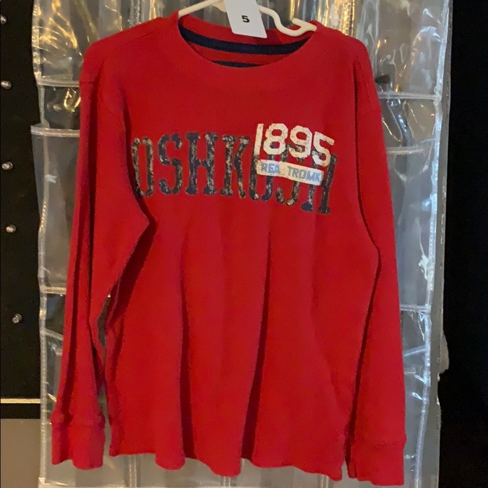 Oshkosh red shirt